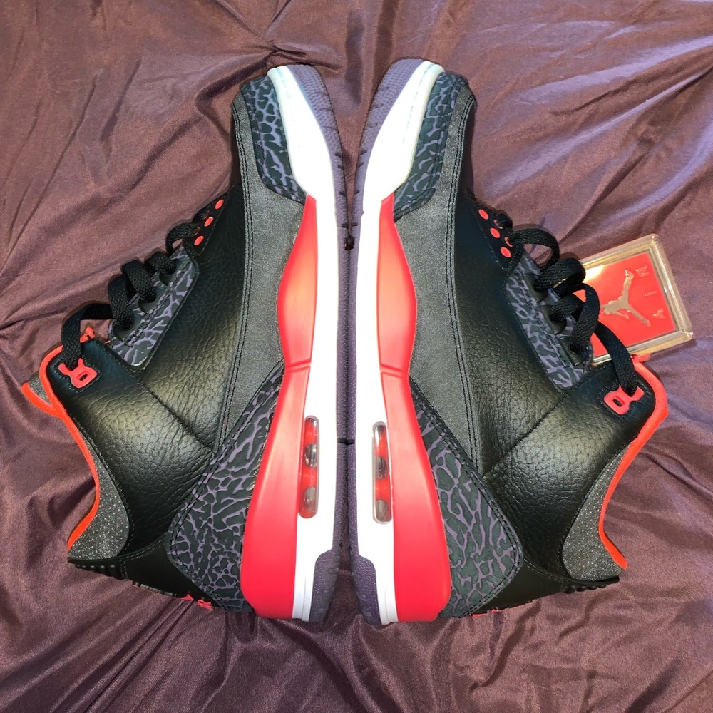 Air Jordan 3 Retro Crimson NEW - Picture 4 of 6